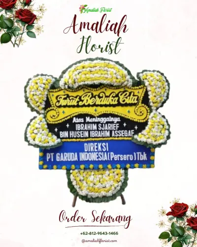 Papan Bunga Duka di Kertasemaya