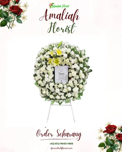 Krans Bunga Duka Cita di Kertasemaya